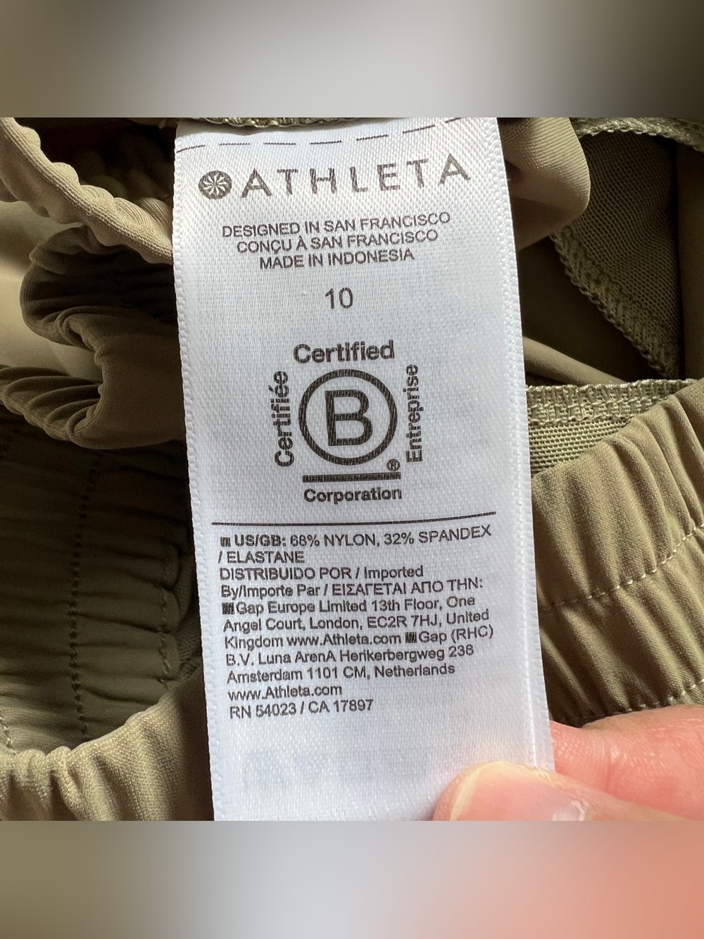 Athleta Pinnacle Trouser Wide Leg High Rise Office Professional Stretchy Sz 10 - Picture 4 of 7